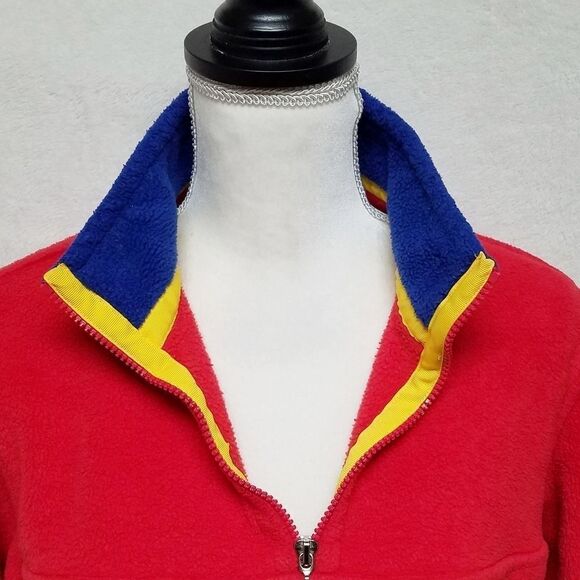 VINTAGE Tommy Hilfiger Fleece Quarter Zip Sweater - Picture 4 of 12